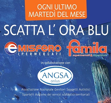 Progetto ORA BLU Autismo iper-supermercati Gruppo UNICOMM