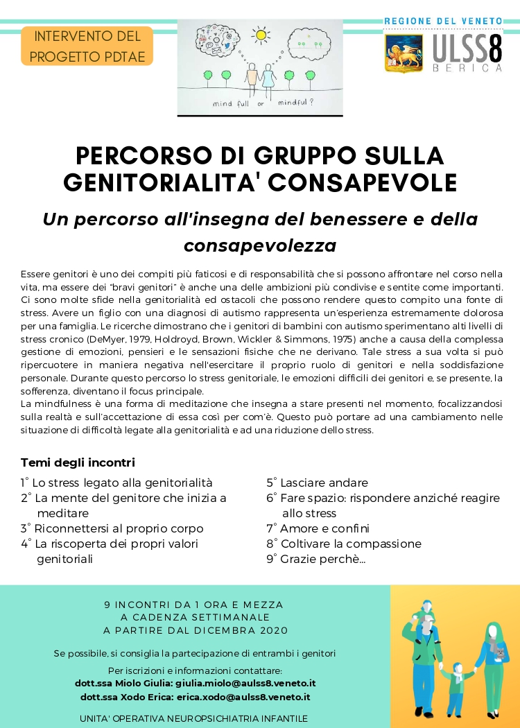 PERCORSO DI GRUPPO SULLA GENITORIALITA’ CONSAPEVOLE